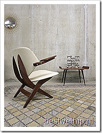 Mid century armchair lounge chair Dutch design ‘Pelican chair’ Webe