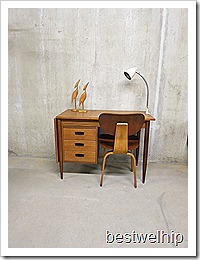 Deens vintage design bureau desk Arne Vodder