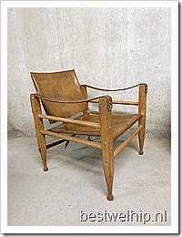 Borge Mogensen leather Safari chair Danish vintage modern chair Borge Mogensen leather Safari chair Danish vintage modern chair