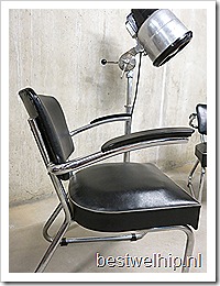 Vintage design buisframe stoelen industrieel