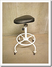 vintage design laboratorium kruk industrieel stool industrial