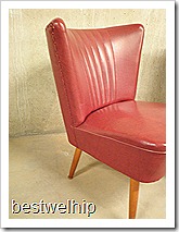 club fauteuil cocktail chair stoel retro vintage jaren 50
