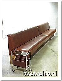 Vintage lounge bank sofa XXL