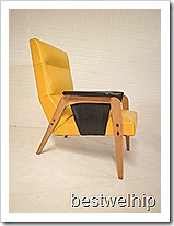 retro lounge fauteuil stoel chair jaren 60