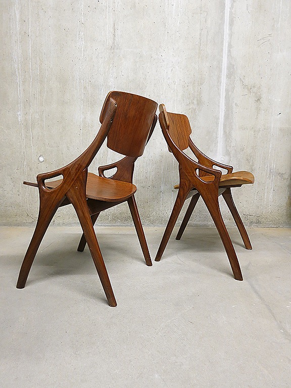grip Gevoelig voor jaloezie Vintage design Hovmand Olsen eetkamer stoelen chairs | Bestwelhip
