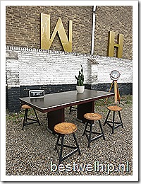 Ahrend Oda vintage industriële tafel bureau ‘Prominent’