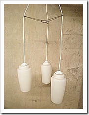 deense design hanglamp melkglazen kelk, pendant milk glass