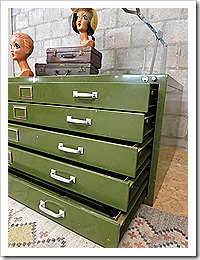 Architecten tekenladenkast industrieel LIPS Industrial chest of drawers