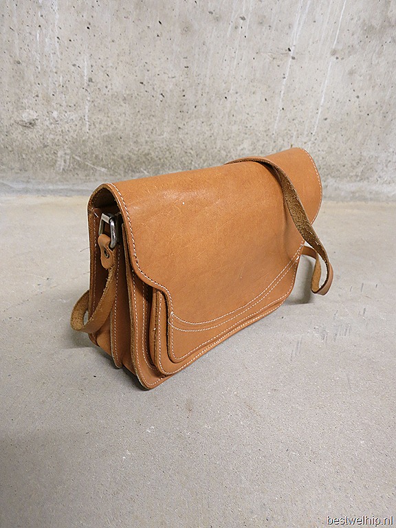 Compatibel met Geschikt Susteen Vintage tuigleren tas / vintage leather bag | Bestwelhip