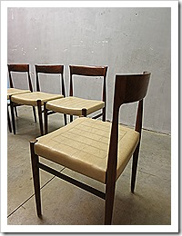 Mid century vintage design eetkamer stoelen dinner chairs