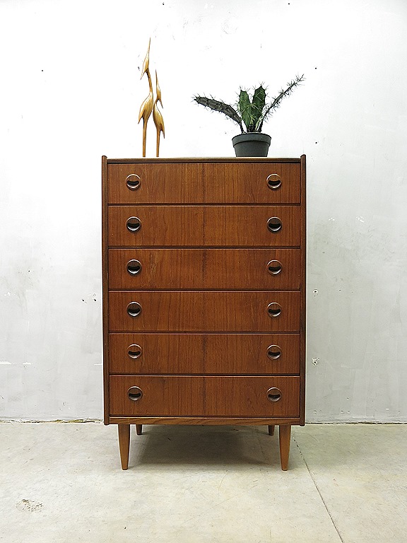 Mid century design cabinet chest of drawers , design XL |