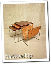brabantia nesting table miniset bijzettafeltjes lectuurbak vintage design