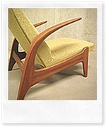 teakhouten lounge chair Gimson & Slater Deense stijl