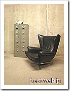 vintage oor fauteuil draaifauteuil Wingback chair