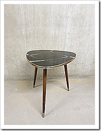 Mid century tripot coffee table