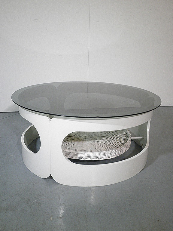 Afslachten Aanwezigheid Ambitieus Witte vintage design salontafel, coffee table | Bestwelhip