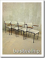 Martin Visser stoelen vintage industrieel model SE21 IJselmonde
