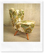 retro vintage design lounge chair cocktail chair stoel
