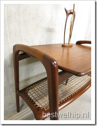 Mid century design side table coffee table Danish Webe Louis van Teeffelen bijzettafel side table
