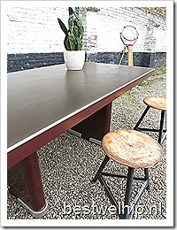 Ahrend Oda vintage industriële tafel bureau ‘Prominent’