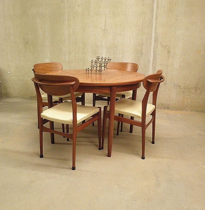 geestelijke hefboom Onderscheiden Eetkamer set stoelen & tafel Deense stijl | Bestwelhip