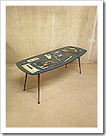 mid century vintage design salontafel coffee table