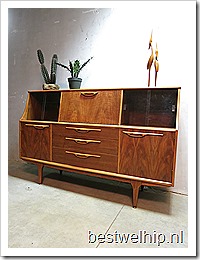 Mid century vintage design cabinet highboard dressoir wandkast