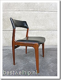 Mid century vintage design eetkamer stoelen Mahjongg Danish dinner chairs