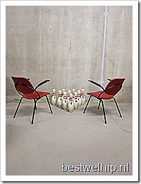 Marko Dutch design chairs vintage design stoelen buisframe jaren 60