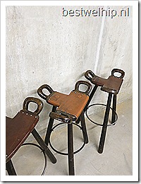 Vintage Spanish stools