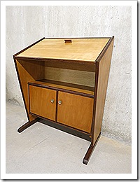 Mid century vintage design secretaire bureau kast cabinet ‘Pinguin’