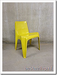 retro vintage stoel chair Helmut Batzner, Bofinger stoel BA1171