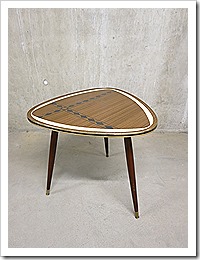 Triangle coffee table mid century design