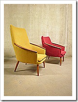 Deense vintage design fauteuil Bovenkamp lounge chair