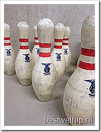vintage bowling pins