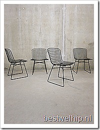 Vintage design wire chairs draadstoelen