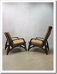 Mid century vintage design loung chairs Danish style