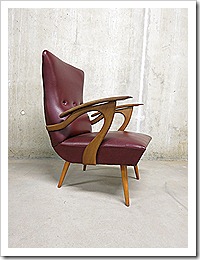 Mid century Scandinavische lounge fauteuil