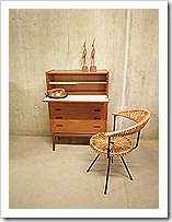 vintage ladenkast deense stijl cabinet danish style