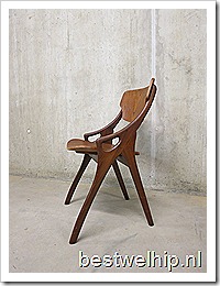 Deense vintage design H.Olsen eetkamer stoelen, Danish vintage chairs H.Olsen