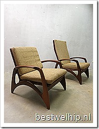 Mid century vintage design loung chairs Danish style
