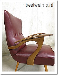 Mid century Scandinavische lounge fauteuil stoel lounge chair vintage design