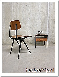 Vintage Friso Kramer chair / stoel industrieel 