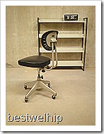 industriele bureaustoel desk chair vintage design 