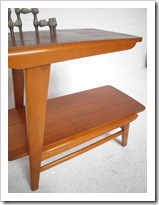 retro vintage houten bijzettafel side table Deense stijl