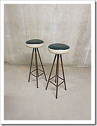 Sixties vintage barkruk kruk industrieel, bar stool stool industrial