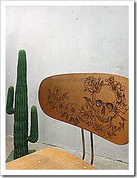Industriële vintage kruk, Industrial vintage stool Tattoo