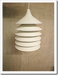 vintage mid century design lamellen hanglamp