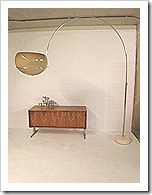 Gepo vintage booglamp, Gepo Arc lamp seventies vintage