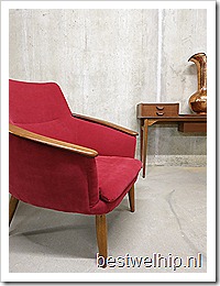 Vintage Bovenkamp fauteuil chair mid century design